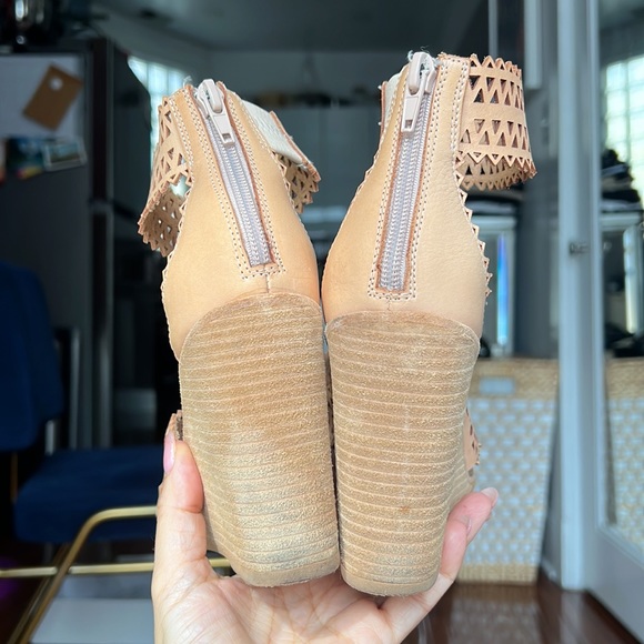 Jeffrey Campbell Besante Cut-out Wedge Sandal - Picture 6 of 6